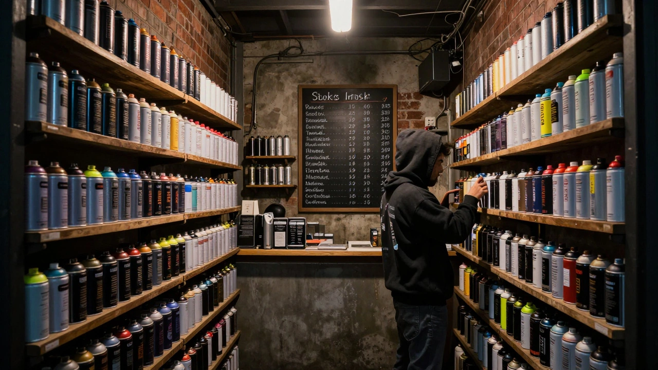 Street Art Supplies in London: Where Artists Buy Paint and Caps